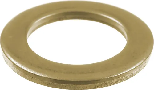 SECCARO Fitschenringe zur Erhöhung von Türen, Ø 11.2 x 16.0 x 2.0 mm, Eisen vermessingt, 20 Stück