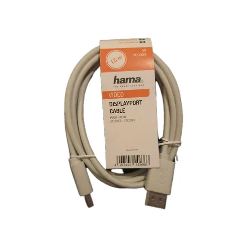 Hama Verbindungskabel DisplayPort Kabel DP 1.2 - 1,50 m 200929