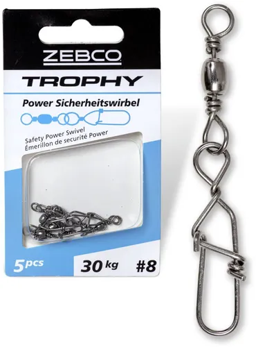 Zebco Gr.: 8 L: 40mm Trophy Power-Sicherheitswirbel 30kg
