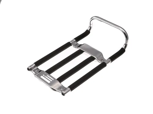 Gepäckträger KR in Schwarz/Chrom in silber von EAO