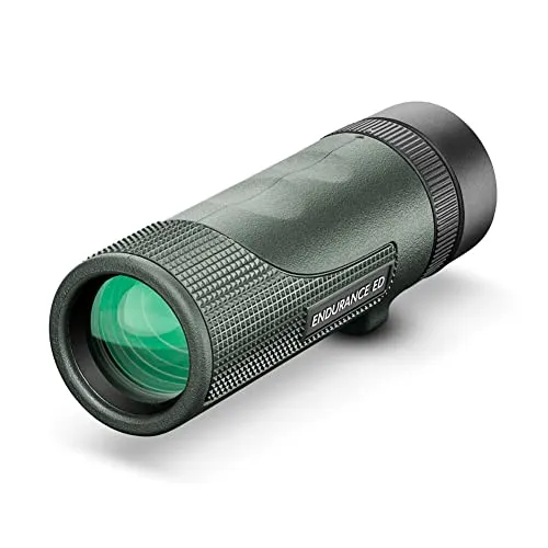 Endurance ED MONOCULAR 36310 8X25 Vert - Ferngläser mit Extra Low Dispersion (ED) Glas für hochauflösende Bilder und eine mühelose Fokussierung auf 5 m, ideal für Naturbeobachtungen.