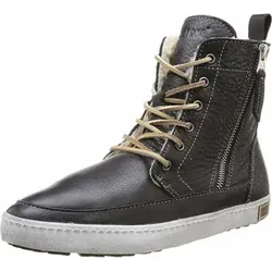 Blackstone Komfort Stiefeletten TANARO Damen 3237393931 Schwarz 38 EU - Stilvolle Damen Stiefeletten von Blackstone aus hochwertigem Glattleder. Mit flachem Absatz und praktischem Reißverschluss für einfachen Einstieg. Ideal für vielseitige Outfits und täglichen Komfort.