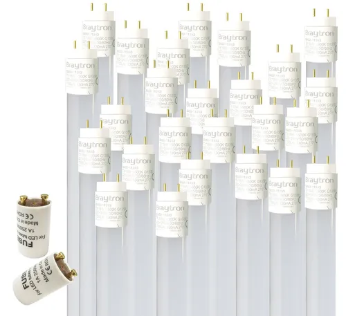 ENERGMiX T8 LED Leuchtmittel, 60cm, 120cm, 150cm, Set mit 25 Röhren - Hochwertige T8 LED Röhren aus Glas mit hoher Leuchtkraft (1200 Lumen) und langer Lebensdauer bis zu 30.000 Stunden. Für optimale Raumausleuchtung und sofort volles Licht, ideal für den täglichen Einsatz.