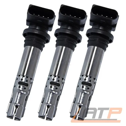 3x ZÜNDSPULE FÜR SEAT IBIZA TOLEDO SKODA FABIA ROOMSTER RAPID VW POLO 9N 6R 1.2