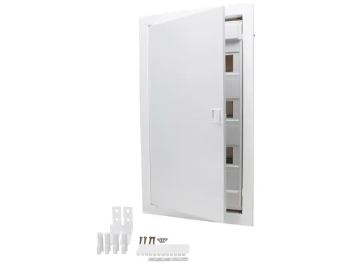 KOPP 340513002 Unterputz & Hohlwand-Verteilerkasten, IP40, 3-reihig für 36 Pole - Hochwertiger Verteilerkasten für die sichere Installation elektrischer Systeme, geeignet für Unterputz und Hohlwände, schützt zuverlässig mit IP40.