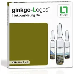 Ginkgo-Loges Injektionslösung D 4 Ampullen 10X2 ml von Dr. Loges