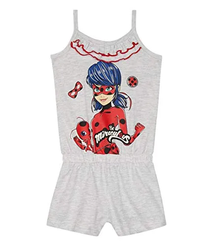 Miraculous Mädchen 6037 Jumpsuit, Grau, 116 in grau von Miraculous