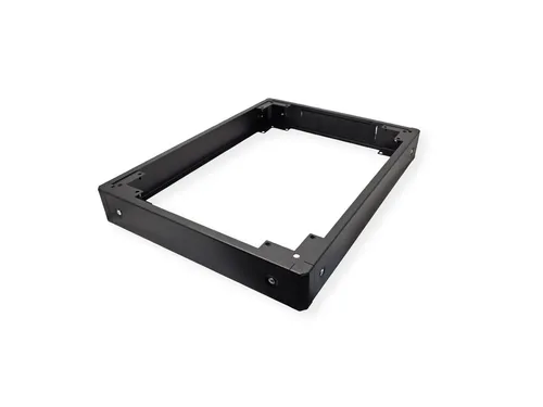 ROLINE Netzwerkschrank Sockel 600x800mm - Erhöhte Bodenfreiheit - Servergehäuse mit 100 mm Bodenfreiheit, stapelbar bis 200 mm, ideal für Kabelmanagement und Lagerung von Kabelüberlängen.