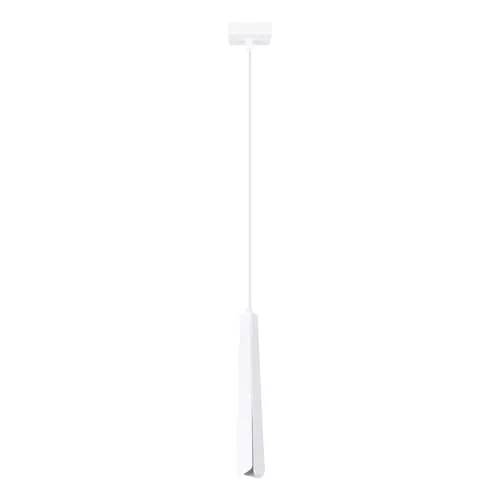 Sollux SL.1397 PRYSM Hängeleuchte in Weiß - Moderne Pendelleuchte mit elegantem, minimalistischen Design und energieeffizienter LED-Technologie - ideal für jedes Interieur.