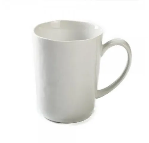 Lambert Tasse Piana Henkelbecher,Porzellan,Weiß,H 11Cm, D 8,5Cm