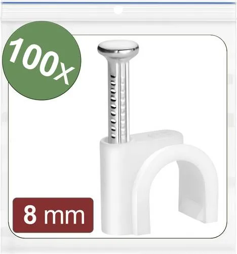 Kabelschellen Weiß von Quadrios