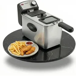 Sommertal Fritteuse 3L 2000W Edelstahl – Schnelle Öl Fritteuse mit Sichtfenster