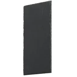 Trio Schiefer-Wandleuchte 1-flammig eckig schwarz - Wandleuchte in modernem Design, ideal für stilvolle Akzentbeleuchtung. Hochwertige Materialien und kompakte Maße (B: 25cm, H: 12cm, T: 3.6cm) sorgen für Langlebigkeit und Eleganz.