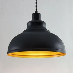 Lindby Hängeleuchte Albertine, Vintage-Charakter, 1 x 60 W - Hängeleuchte im Vintage-Stil mit offenem Metallschirm, ideal zur stilvollen Beleuchtung von Tischen in Küche, Essbereich oder Wohnzimmer.