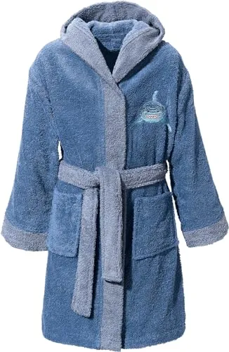 Erwin Müller Kinder-Bademantel Hai mit Kapuze von Erwin Müller