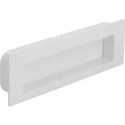 Format Muschelgriff Pia weiß BA 96 mm LxB 112x38 mm in weiß von Siro