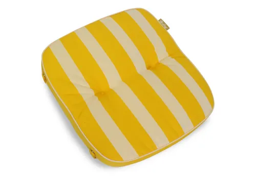 Herlag Hockerauflage Tilly, 55x50x7cm in gelb von Herlag