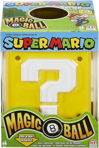 Mattel® Freizeittasche Magic 8 Ball Super Mario - Erlebe den Spaß mit der Magic 8 Ball Super Mario! Ideal für Spieleabende, sorgt sie für aufregende Entscheidungen und Unterhaltung in jeder Runde.
