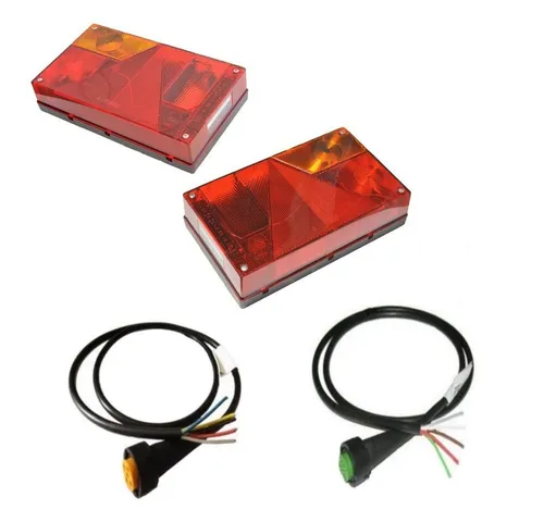 Aspöck Multipoint 1 - Lampen Set mit Kabel - Hochwertiges Lampenset für die professionelle Beleuchtung, inklusive Leuchten für Links und Rechts sowie einem 3 m langen Kabel. Ideal für vielseitige Anwendungen im Bereich Beleuchtung.