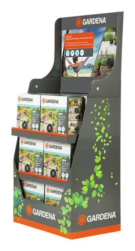 Gardena Solar-Bewässerung AquaBloom Set Display