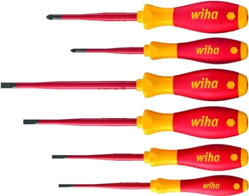 Wiha Schraubendreher-Satz VDE slim Schlitz PZ 6-teilig von Wiha