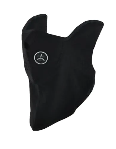 Martom Gesichtsmaske mit Ventil/Skimaske/MC-Maske - Neopren in schwarz von Martom