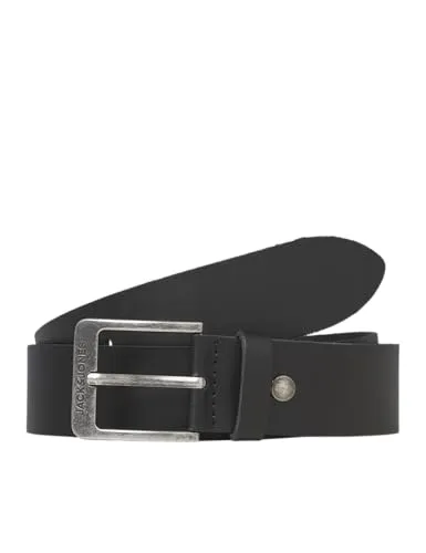 Jack & Jones Ledergürtel JACBRAGA LEATHER BELT SN mit silberner Schließe - Eleganter Ledergürtel von Jack & Jones für jeden Anlass. Der »JACBRAGA LEATHER BELT SN« bietet einen perfekten Sitz und verleiht deinem Outfit einen stilvollen Akzent. Hochwertiges Leder sorgt für Langlebigkeit und geschmeidigen Komfort.