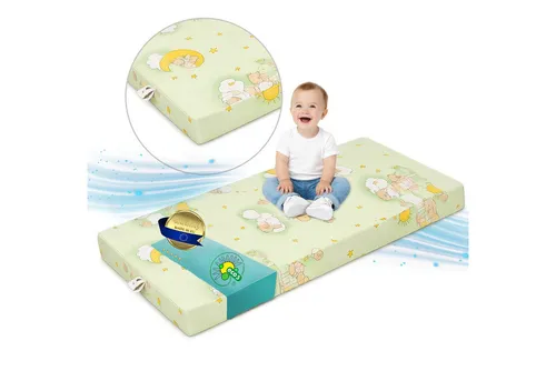 Best for Kids Kindermatratze 70x140 – Allergikerfreundlich, waschbar & faltbar, 6 cm hoch - Die Best for Kids Kindermatratze 70x140 bietet optimalen Komfort für Babys und Kleinkinder. Mit abnehmbarem, waschbarem Bezug und faltbarer Bauweise ideal für Reisen und kleine Räume.