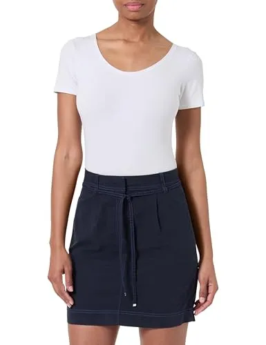 BOSS C_Varachute-D 10267071 01 - Eleganter Damenrock aus 98% Baumwolle und 2% Elastan für optimalen Tragekomfort und perfekte Passform.