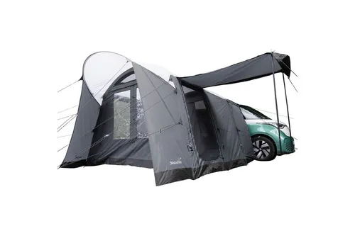 Skandika Vorzelt Vejers Air Protect - Aufblasbares Campingzelt für 4 Personen - Vorzelte, freistehend mit 2 m Stehhöhe und 3000 mm Wassersäule, ideal für komfortables Camping mit Moskitonetz und eingenähtem Zeltboden.