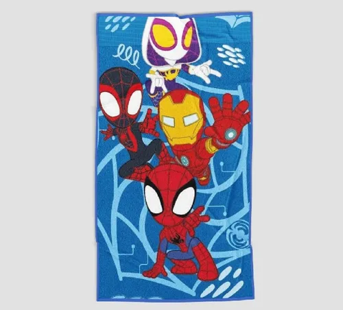 MARVEL Strandtuch Spidey and Friends Strandtuch – 70x140 cm, 100% Polyester