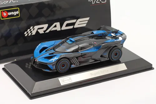 Bugatti Bolide Baujahr 2020 blau / carbon 1:43 Bburago