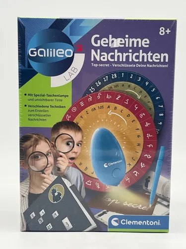 Clementoni Galileo Lab Geheime Nachrichten - ab 8 Jahren - NEU