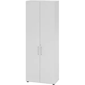 Hammerbacher Aktenschrank Serie 9 - abschließbar und robust - Büroschränke mit 5 höhenverstellbaren Fachböden und einer Traglast von bis zu 28 kg. Ideal für eine sichere und ordentliche Aufbewahrung im Büro.