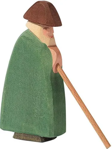 Ostheimer Holzfigur Schäfer mit Stab