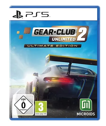 Gear Club Unlimited 2 (Ultimate Edition) - [Playstation 5] - Spiele für PlayStation 5, umfassende Edition mit allen DLCs, erlebe legendäre Fahrzeuge und spannende Multiplayer-Rennen mit bis zu 4 Spielern im Splitscreen.