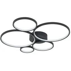 Lindby Deckenlampe Sebatin 40 cm – Elegante Lichtquelle - Stilvolle Deckenlampe in Weiß mit dimmbarem Licht, ideal für gemütliche Wohnräume. Hochwertige Materialien sorgen für Langlebigkeit und ein modernes Ambiente.