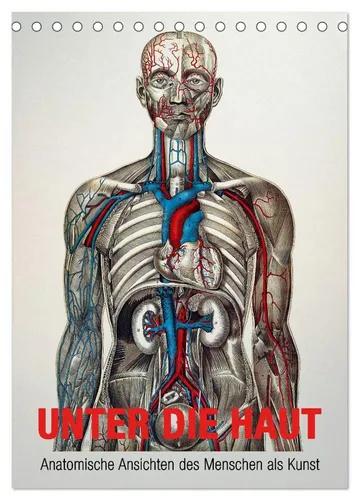 Unter die Haut Tischkalender 2026 DIN A5 - Kreativer Tischkalender von Bilwiss, ideal für Natur- und Wissenschaftsfreunde. Hochwertige Bilder und informative Inhalte im praktischen A5-Format.