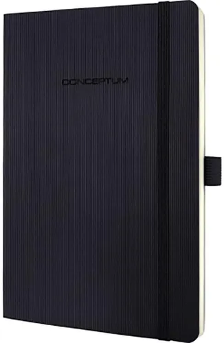 sigel Notizbuch Conceptum DIN A5 kariert schwarz