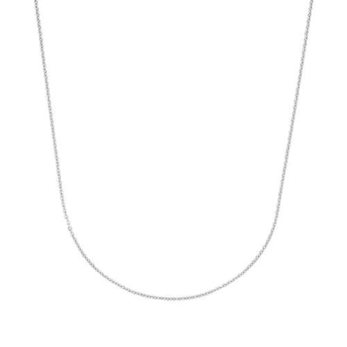 Amor Collier 925 Sterling Silber Damen Halsschmuck - Elegantes Damen Collier aus 925 Sterling Silber, längenverstellbar und mit praktischen Federringverschluss – perfekt als Geschenk in einer schönen Schmuck Geschenk Box.