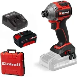 Einhell Akku-Schlagschrauber TP-CI 18/250-C Li BL 250 Nm - Schlagschrauber für professionelle Schraubarbeiten, bürstenloser Motor für längere Lebensdauer, 3-stufige Drehmomentanpassung und LED-Licht für optimale Sicht.
