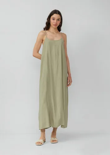 QS Maxikleid Kleid Maxikleid aus Viskosemix