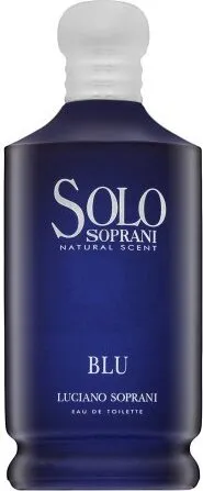 Luciano Soprani Solo Soprani Blu Natural Scent pour homme Eau de Toilette 100 ml - Herren Eau de Toilette mit einem frischen, natürlichen Duft, ideal für den täglichen Gebrauch und besondere Anlässe.