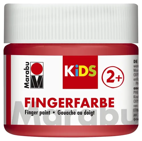 Fingerfarbe Kids rot