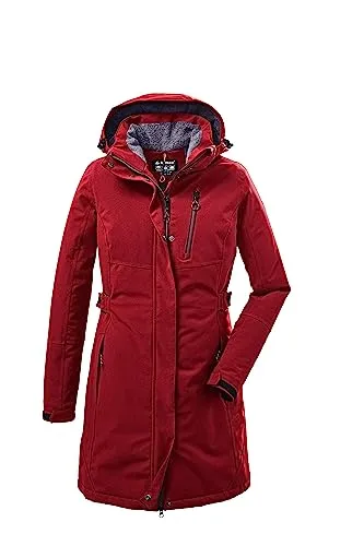 killtec Damen Funktionsparka KOW 165, rot, Größe 36 von killtec