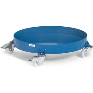 Fetra Transportroller Fassroller 1361 – Öldicht mit Bremse, 250kg Tragkraft - Fassroller für 200 Liter Fässer, öl- und wasserdicht, mit 10 Jahren Garantie. Ideal für sicheres Transportieren mit TPE-Rollen und stabiler Konstruktion.