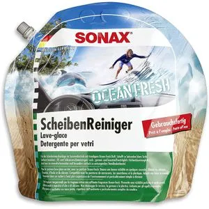 Sonax Scheibenreiniger 03884410, Ocean-fresh, gebrauchsfertig, für Scheibenwaschanlage, 3 Liter