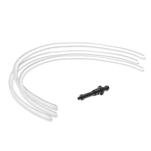 namroh.HC® 3x Milchschläuche L = 36 cm passend für Jura Kaffeeautomaten + 1x Anschlussnippel Verbinder