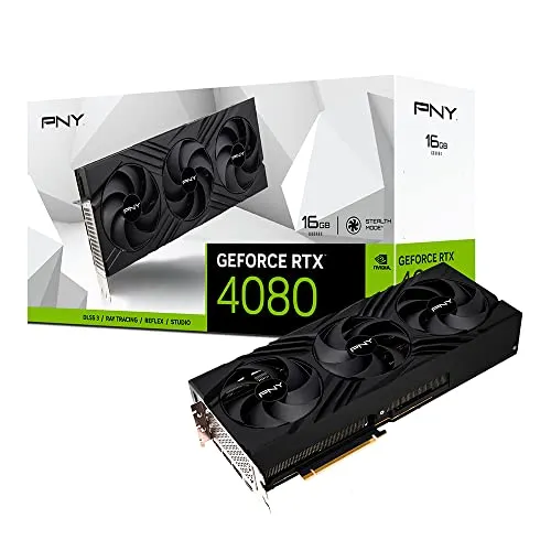 PNY GeForce RTX 4080 16GB Verto Triple Fan, Schwarz