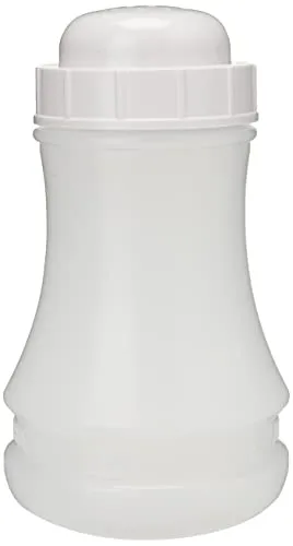 Salzstreuer Kunststoff, 13,5 x 7,5(Ø)cm - Salz- & Pfefferstreuer mit großem Fassungsvermögen, ideal für Imbisse und Restaurants, robust aus Kunststoff, 1 Stück.